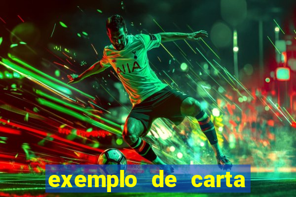 exemplo de carta aberta vestibular