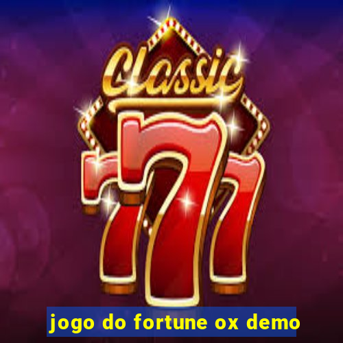 jogo do fortune ox demo
