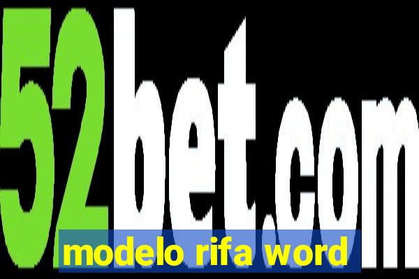 modelo rifa word