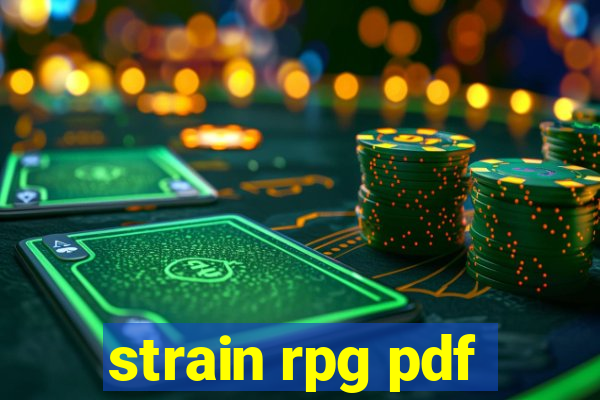strain rpg pdf