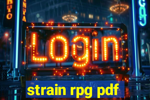 strain rpg pdf