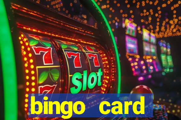 bingo card generator with pictures