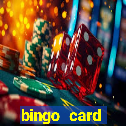 bingo card generator with pictures