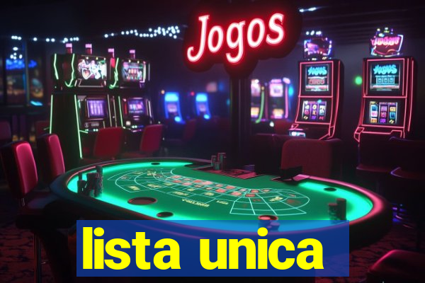 lista unica
