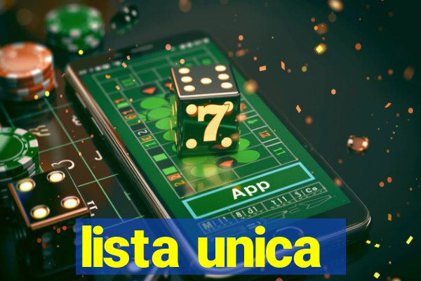 lista unica