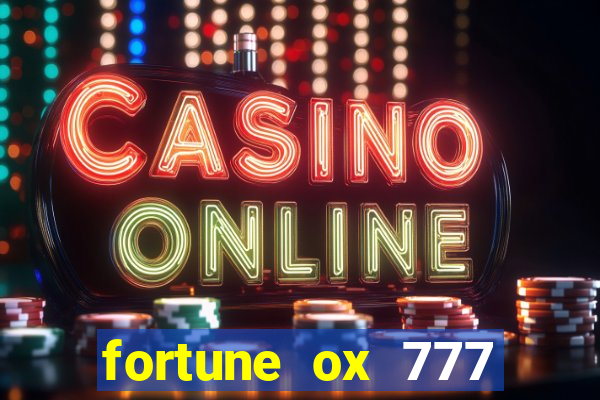 fortune ox 777 fortuna 77