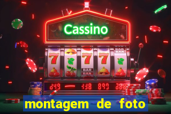 montagem de foto com simbolo do flamengo