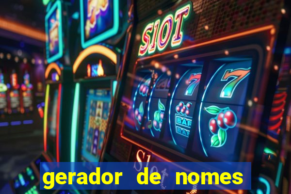 gerador de nomes de guerra