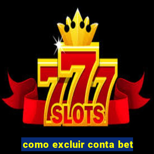como excluir conta bet