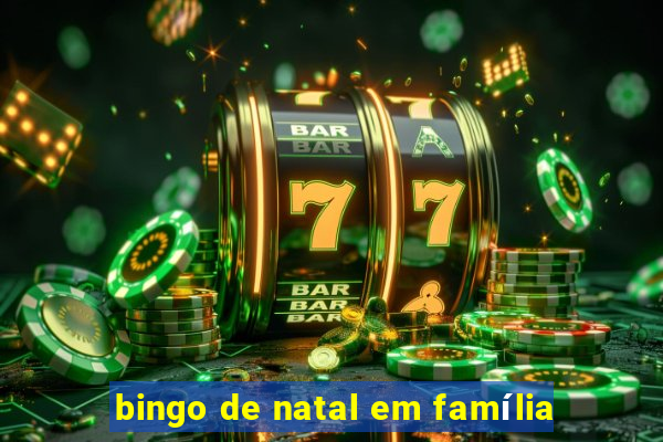 bingo de natal em família