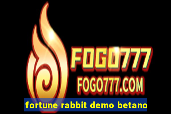 fortune rabbit demo betano