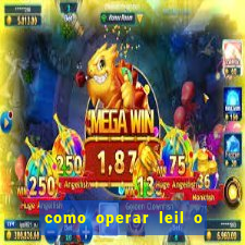 como operar leil o de abertura mini indice