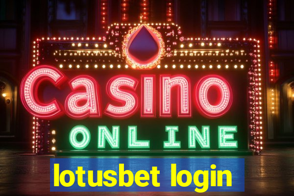lotusbet login