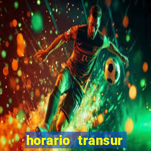 horario transur roleta santos dumont juiz de fora