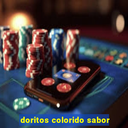 doritos colorido sabor