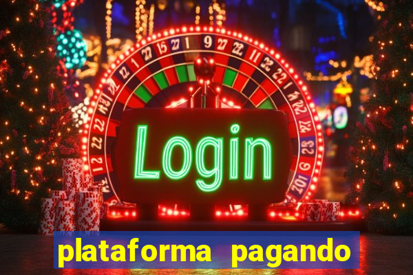 plataforma pagando no cadastro
