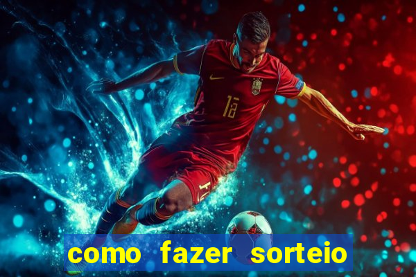 como fazer sorteio de cores online