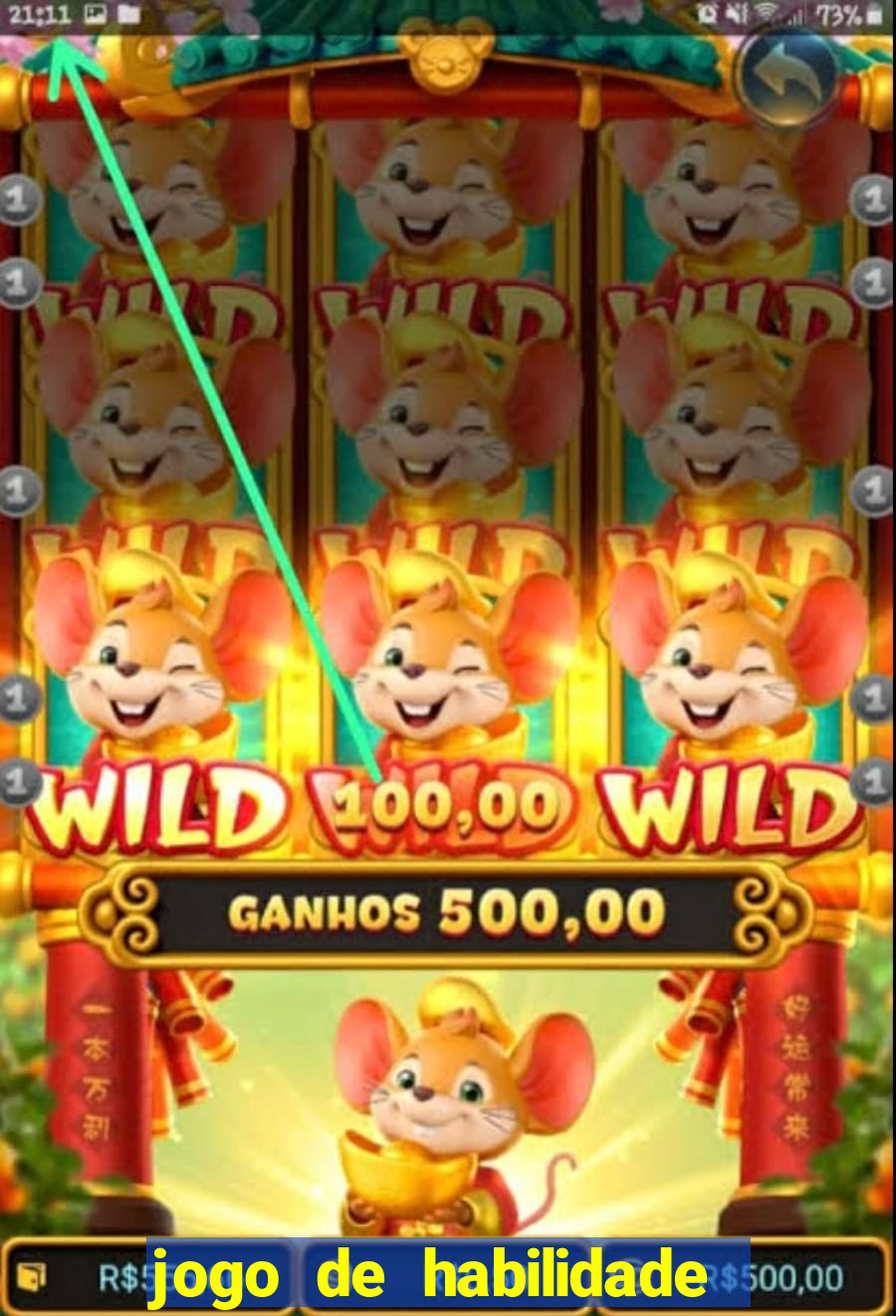 jogo de habilidade para ganhar dinheiro