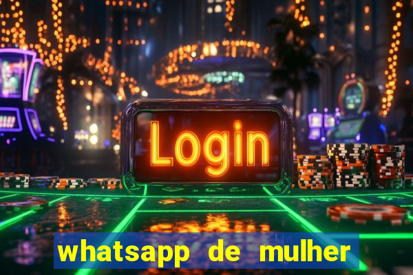 whatsapp de mulher de programa