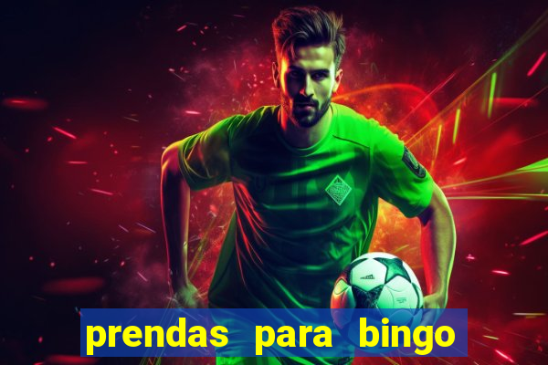prendas para bingo de natal