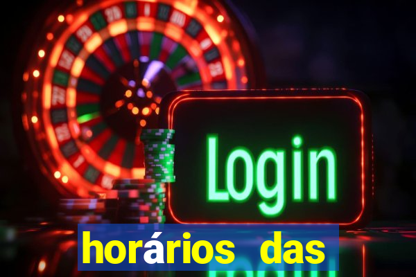 horários das plataformas de jogos