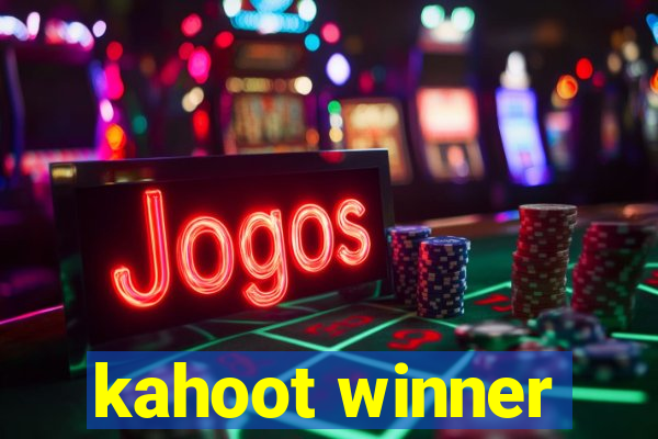 kahoot winner