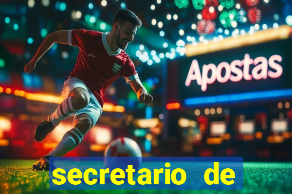 secretario de esporte salario