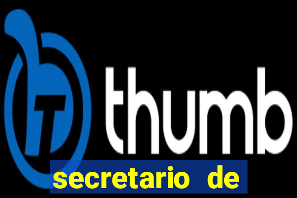 secretario de esporte salario