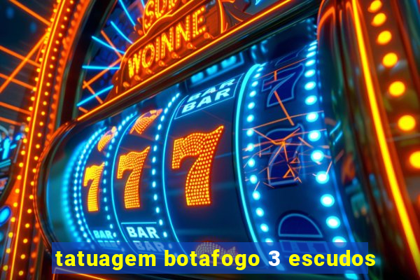 tatuagem botafogo 3 escudos