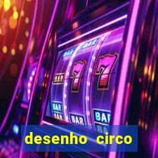 desenho circo digital para colorir