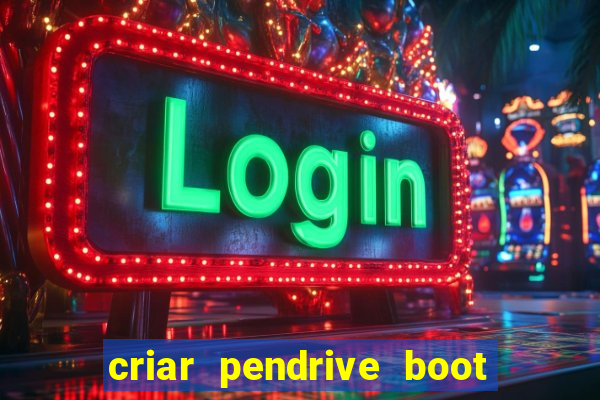 criar pendrive boot windows 10
