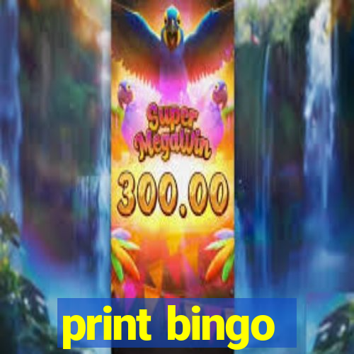 print bingo