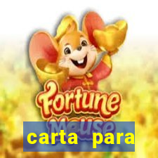 carta para encontrista homem