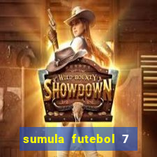 sumula futebol 7 society excel