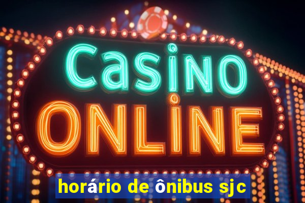horário de ônibus sjc