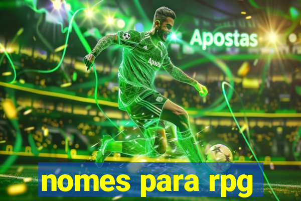 nomes para rpg