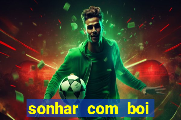 sonhar com boi jogo do bicho