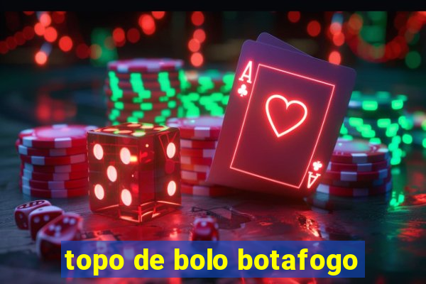 topo de bolo botafogo