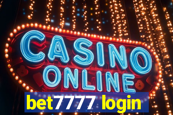 bet7777 login