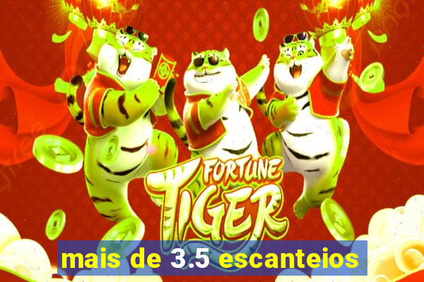 mais de 3.5 escanteios