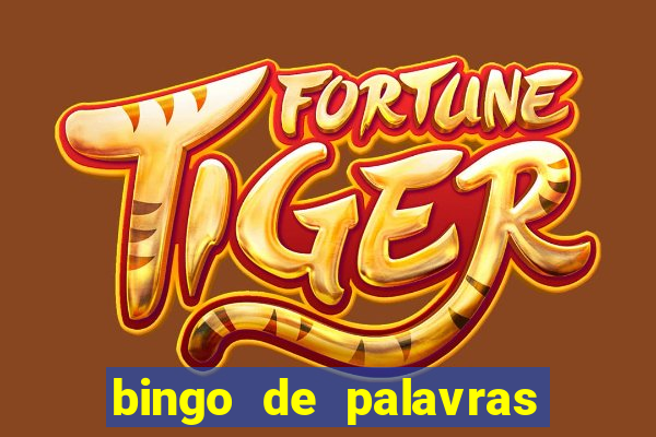 bingo de palavras de natal