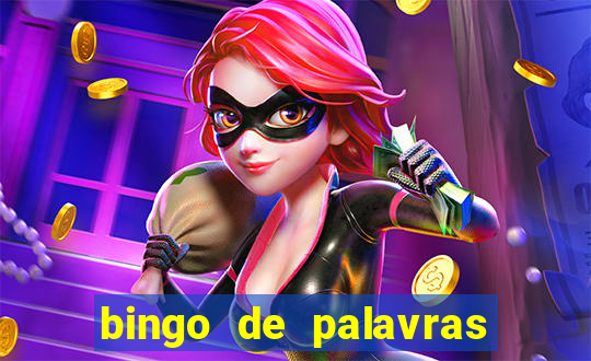 bingo de palavras de natal