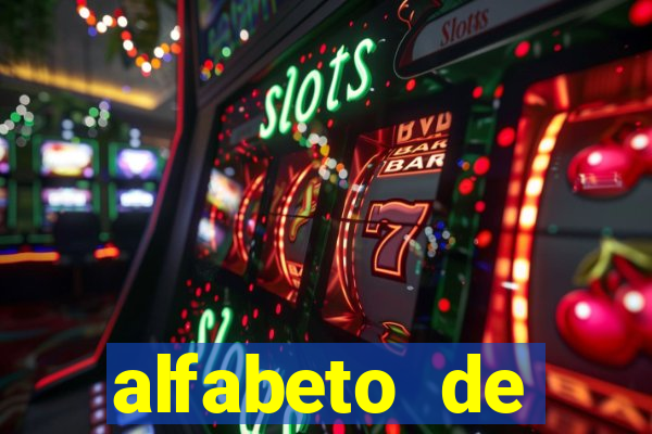 alfabeto de caligrafia bonita