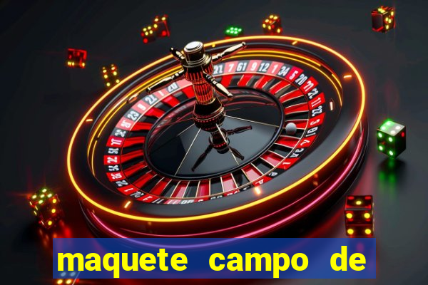 maquete campo de futebol (isopor)