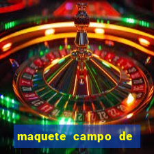 maquete campo de futebol (isopor)