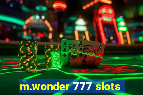 m.wonder 777 slots