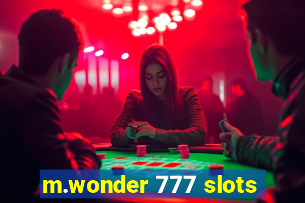 m.wonder 777 slots