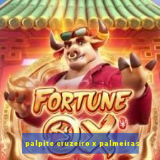 palpite cruzeiro x palmeiras