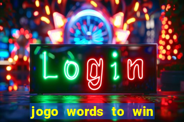 jogo words to win paga mesmo