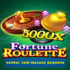 sonhar com macaco pequeno